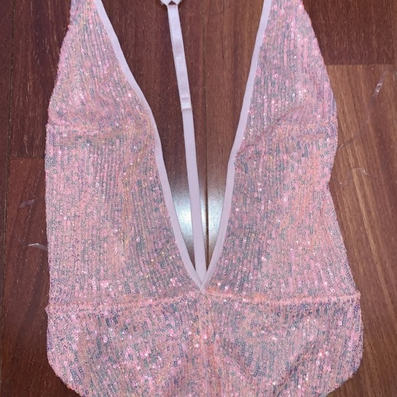 NWT Victoria’s Secret Sequin Bodysuit Size Small - Picture 7 of 9